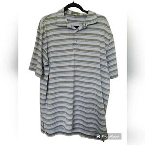 Peter Millar summer comfort lavender stripe polo